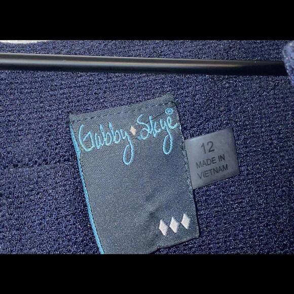 Gabby Skye Geometric Print Sheath Dress Size 12 Green Blue Pink - Picture 10 of 10